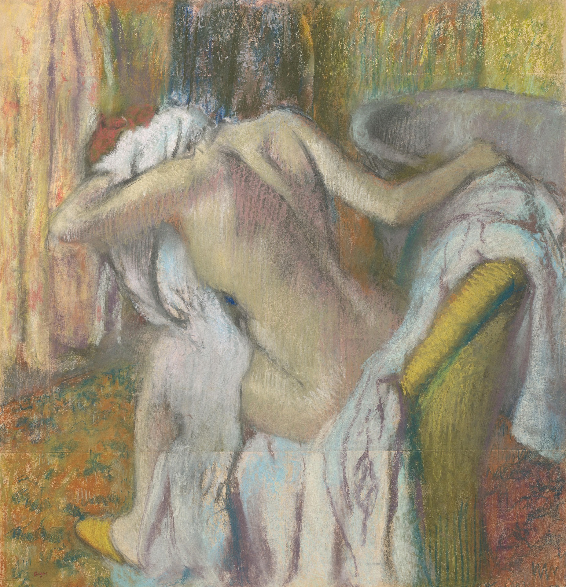 Du nu au deshabille, les femmes modernes a leur toilette de Degas